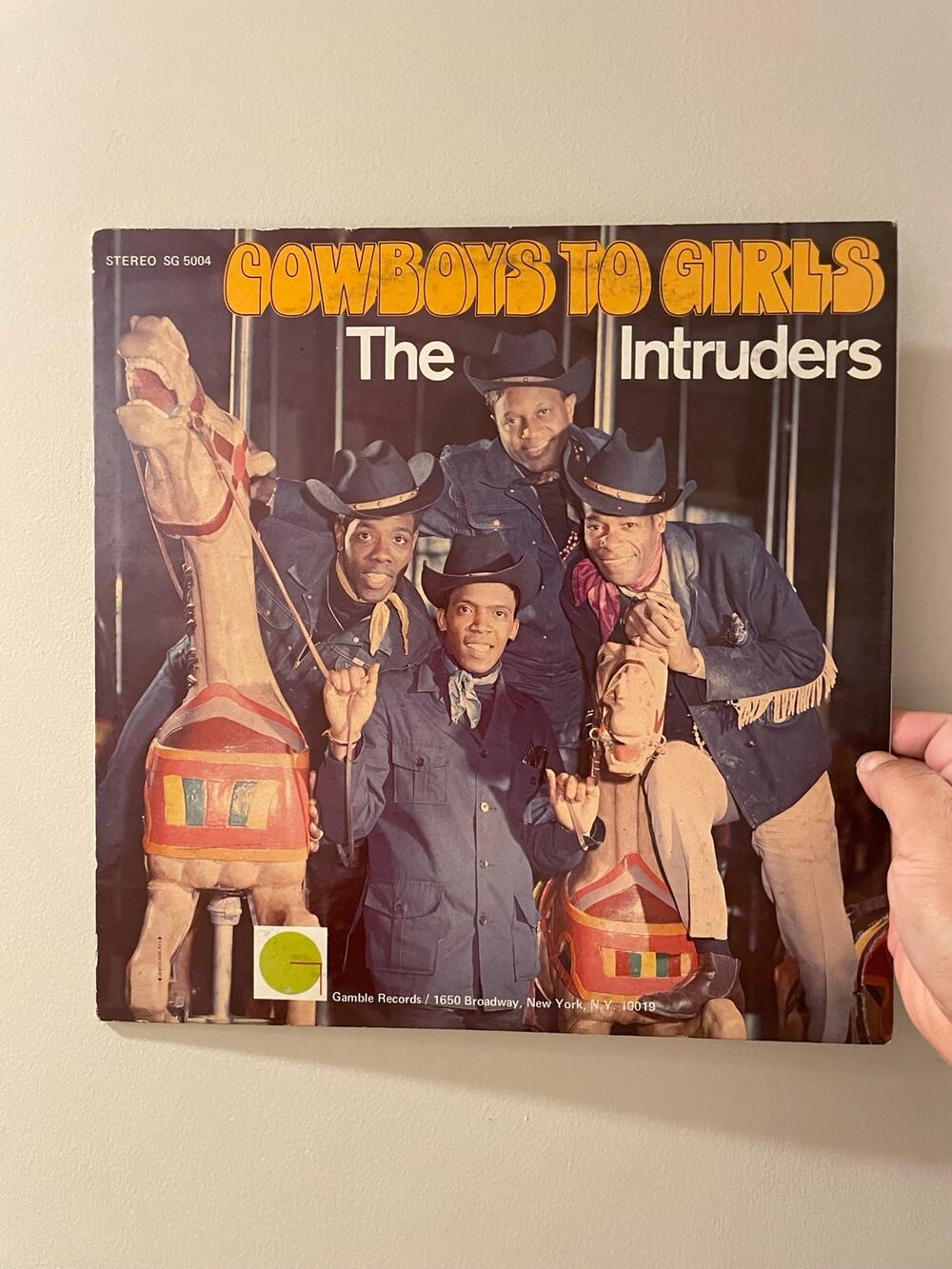 The Intruders - Cowboys To Girls LP vintage vinyl record
